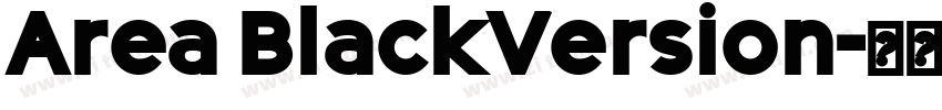 Area BlackVersion字体转换 Area BlackVersion字体转换